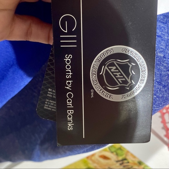 NHL St Louis Blues NWT PLYR Blue on Heather Blue Half-Zip PLYR Jacket M - Picture 8 of 14